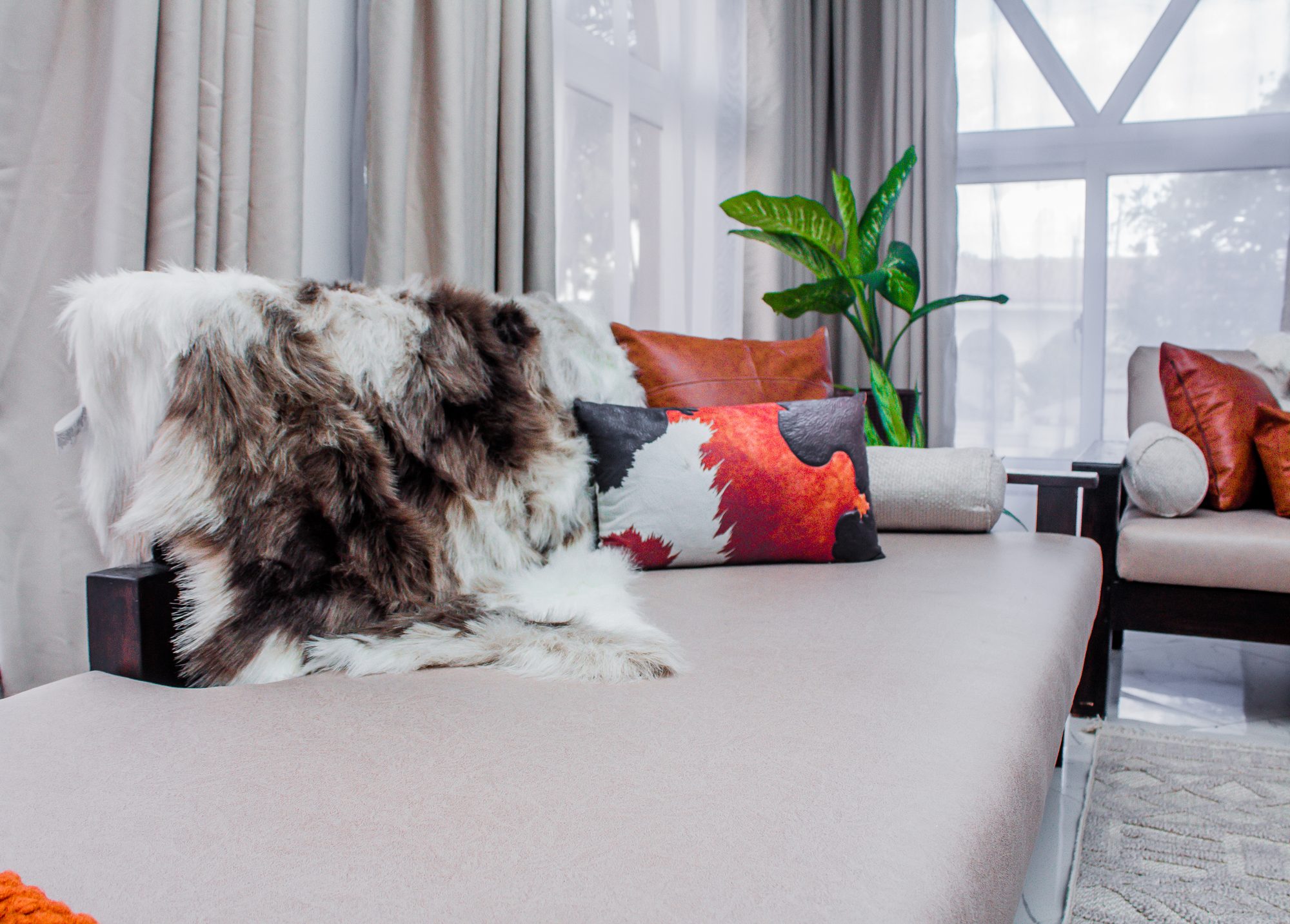 The Hall · sofa in morning light