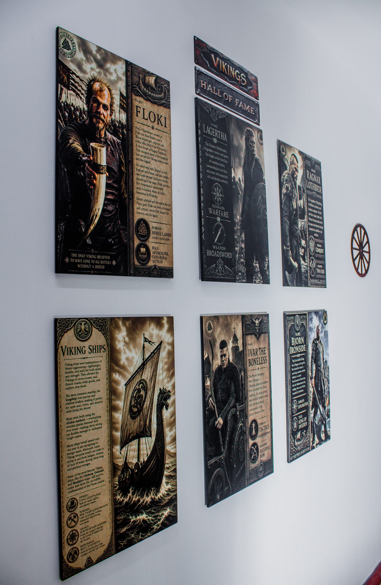Hallway · story panels
